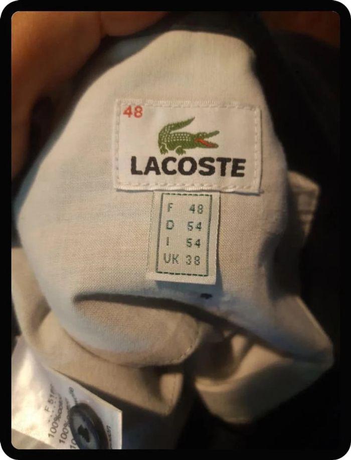 Short bermuda Lacoste homme taille 48 bleu Marine - photo numéro 6