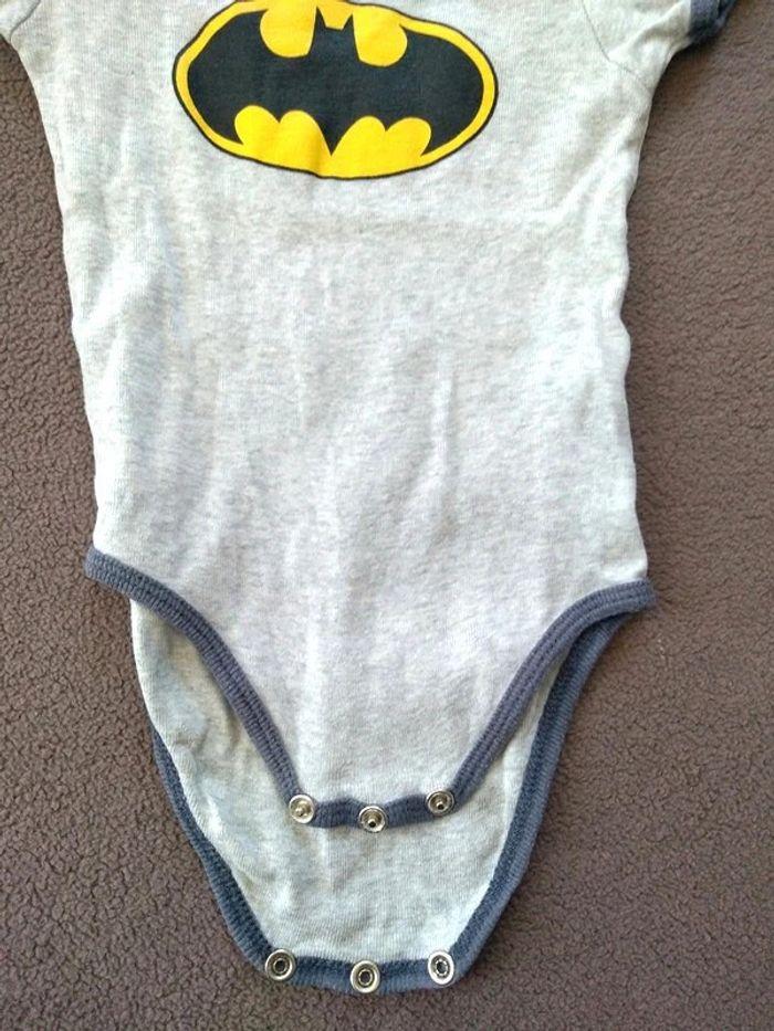 Body manches courtes gris T9M Batman - photo numéro 3