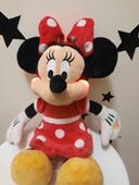 Grande peluche Disney Minnie Mouse aux joues lumineuses