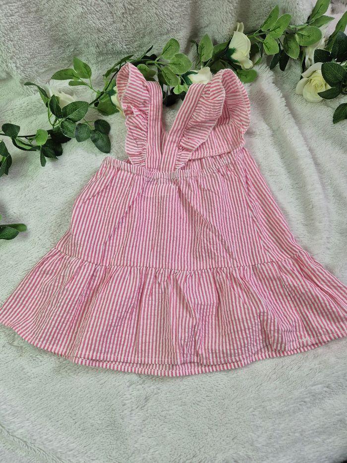 Robe à rayures rose lefties neuve - photo numéro 2