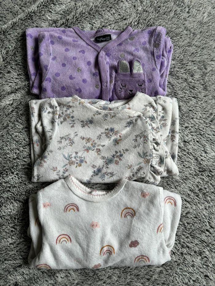 Lot de 3 pyjamas - photo numéro 1