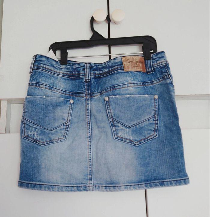 Mini jupe jeans taille 36 - photo numéro 2