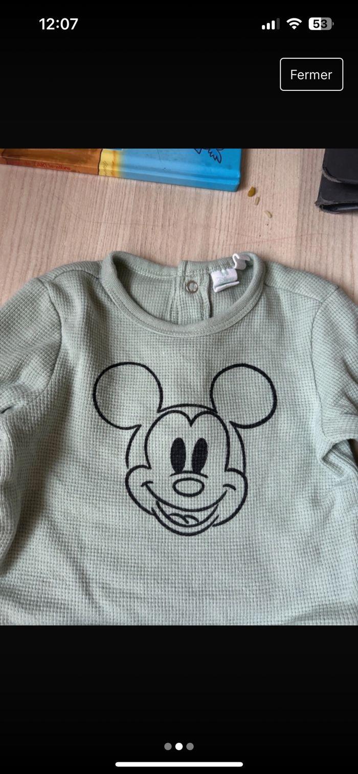 Ensemble Mickey 1 mois - photo numéro 2