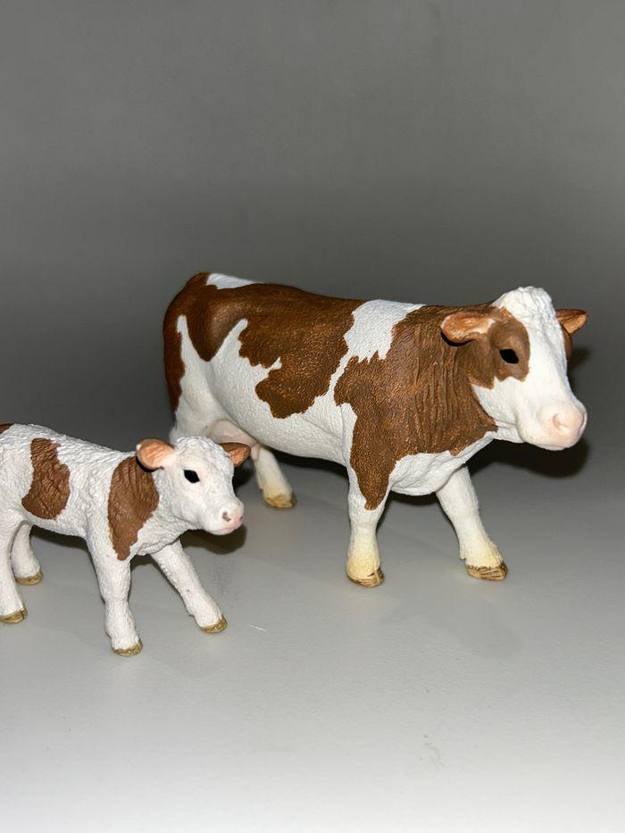 Vache et veau Schleich - photo numéro 2