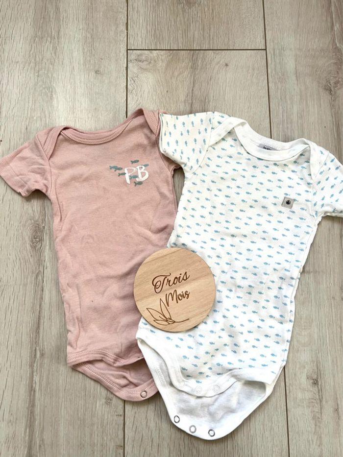 Lot 2 bodies petit bateau - photo numéro 1