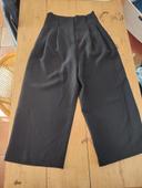 Pantalon tailleur noir