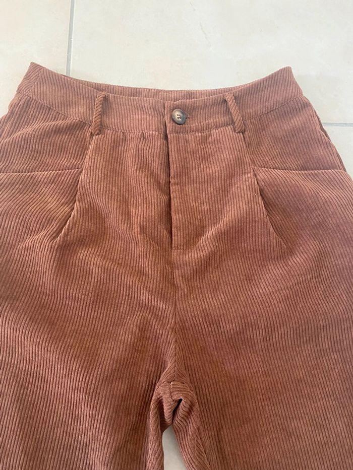 Pantalon velours marron - photo numéro 2