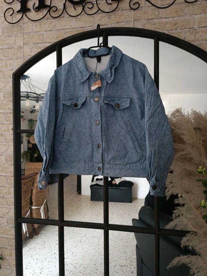 Veste en denim oversize super originale t.34/40 - photo numéro 12