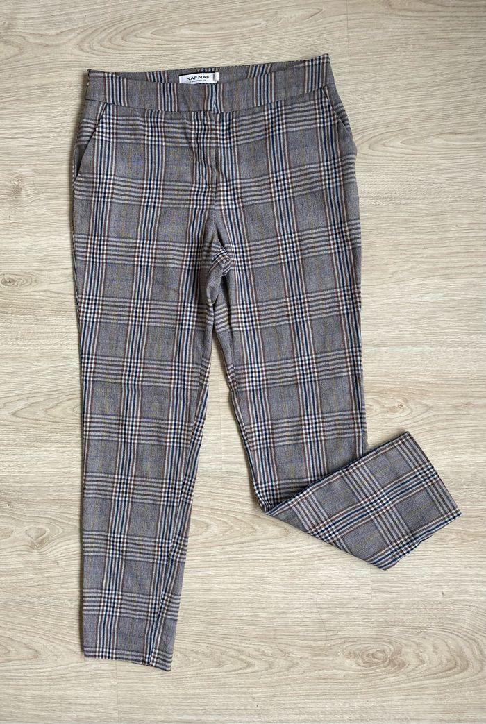 Pantalon Nafnaf motifs Tartans/ écossais T38-40 - photo numéro 3