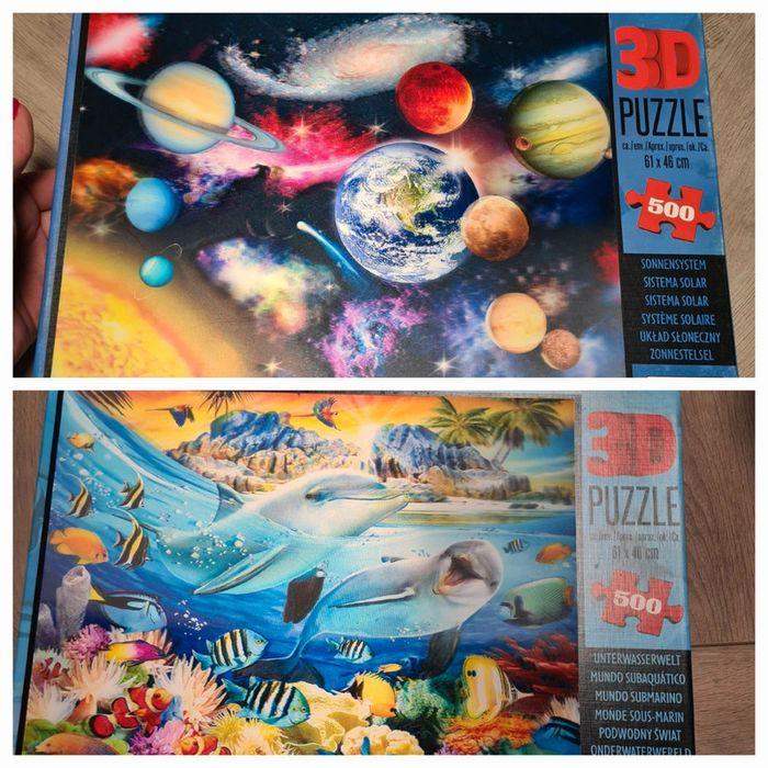 Lot 2 puzzles 3D 500pieces - photo numéro 1