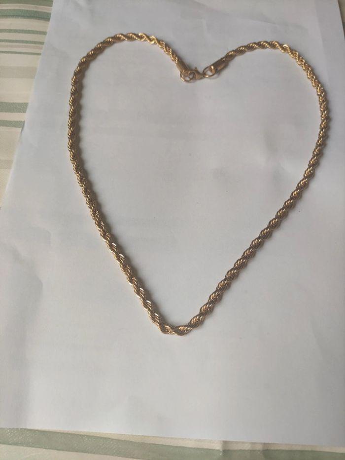 Collier torsadé 5 mm(neuf) - photo numéro 1