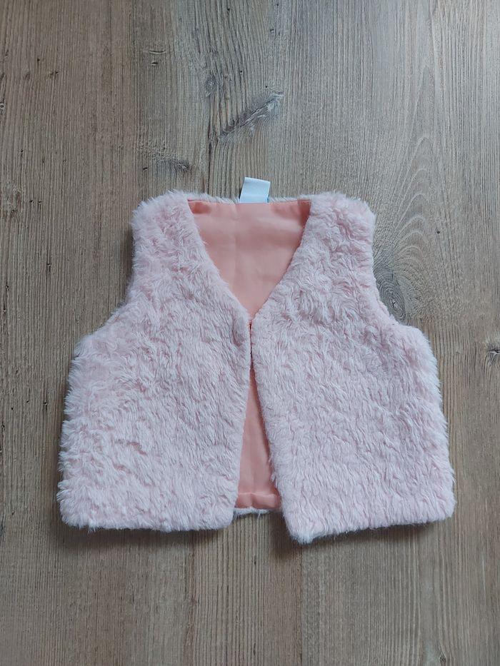 Gilet sans manches rose - photo numéro 1