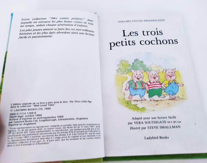 Livre les 3 petits cochons 1989 lafybirds - photo numéro 3