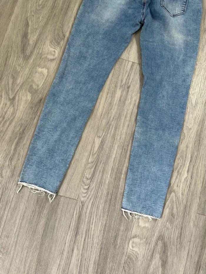 Jean denim skinny slim bleu délavé Primark T38 M - photo numéro 8