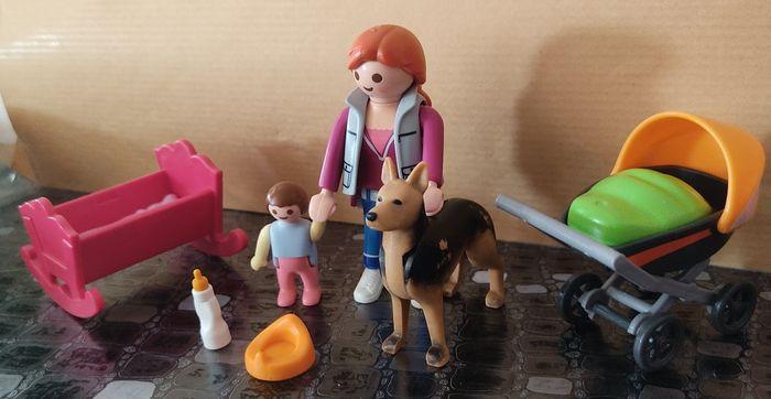 Playmobil famille monoparentale avec berger allemand - photo numéro 4