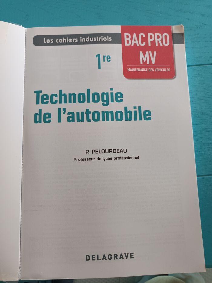 Livre de 1ere bac pro MV neuf jamais utilisé - photo numéro 3