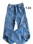 Jean slim femme T.34 (stradivarius)