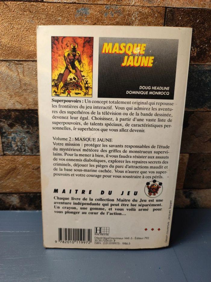 Livre Maître du jeu Masque Jaune - photo numéro 3