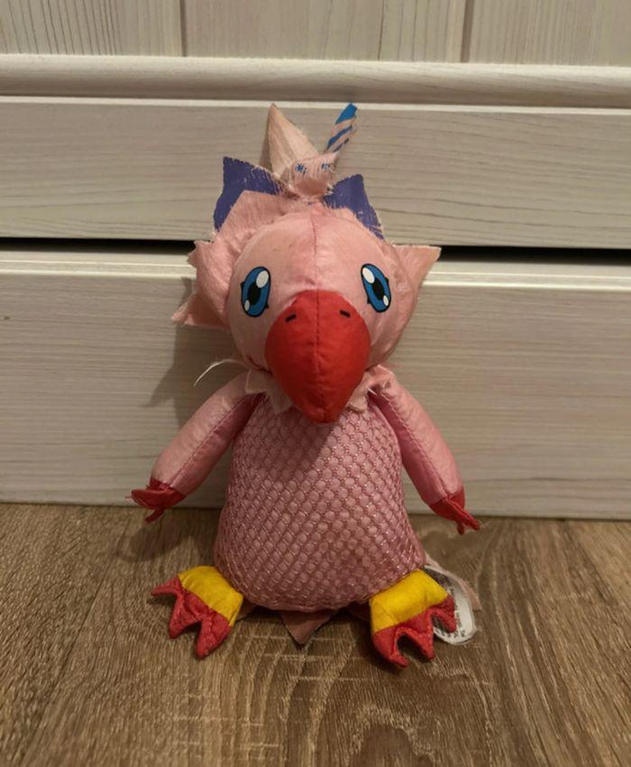 Peluche/Plush Biyomon Digimon en tissu, bon état général, quelques traces d’usure - photo numéro 1