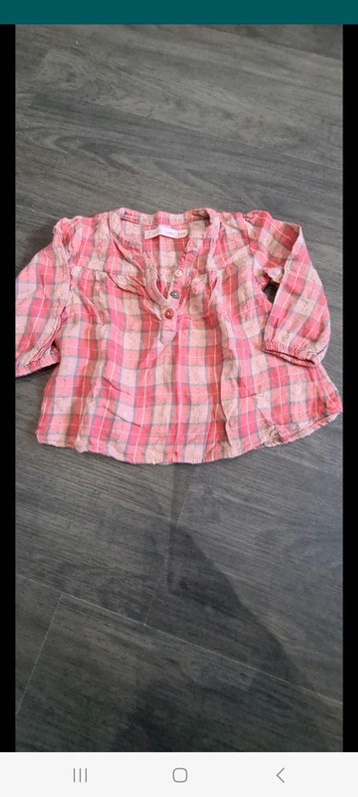 Lot Blouse (chemise) fille 12 mois - photo numéro 5