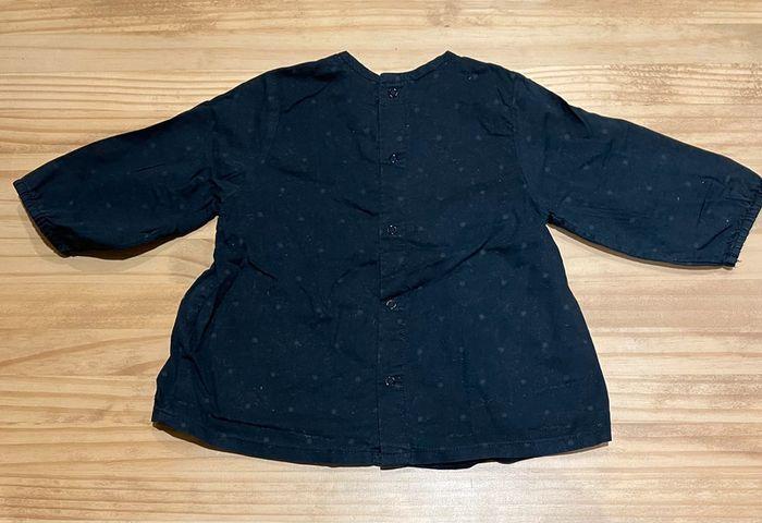 Blouse Noire 9mois/71cm - photo numéro 2