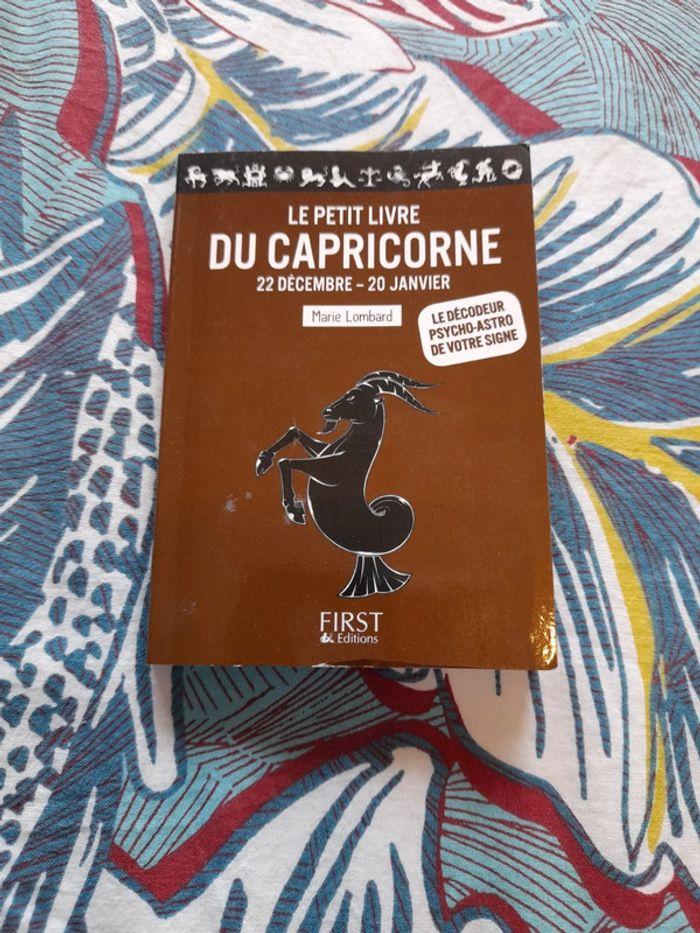 Livre signe capricorne - photo numéro 1