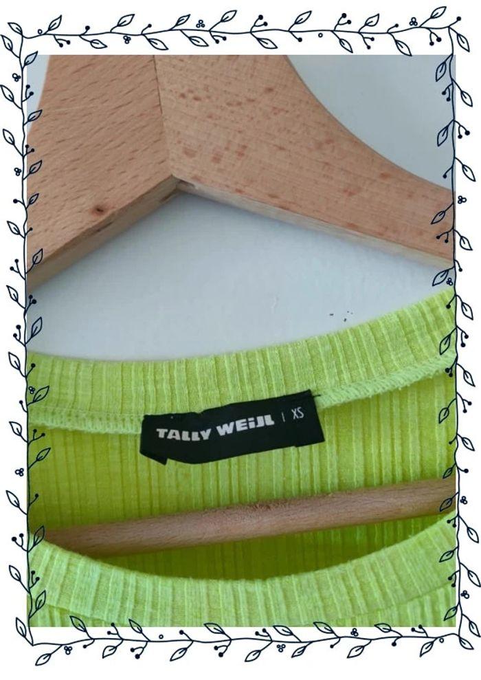 Tshirt jaune fluo - Tally Weijl (taille XS) - photo numéro 2