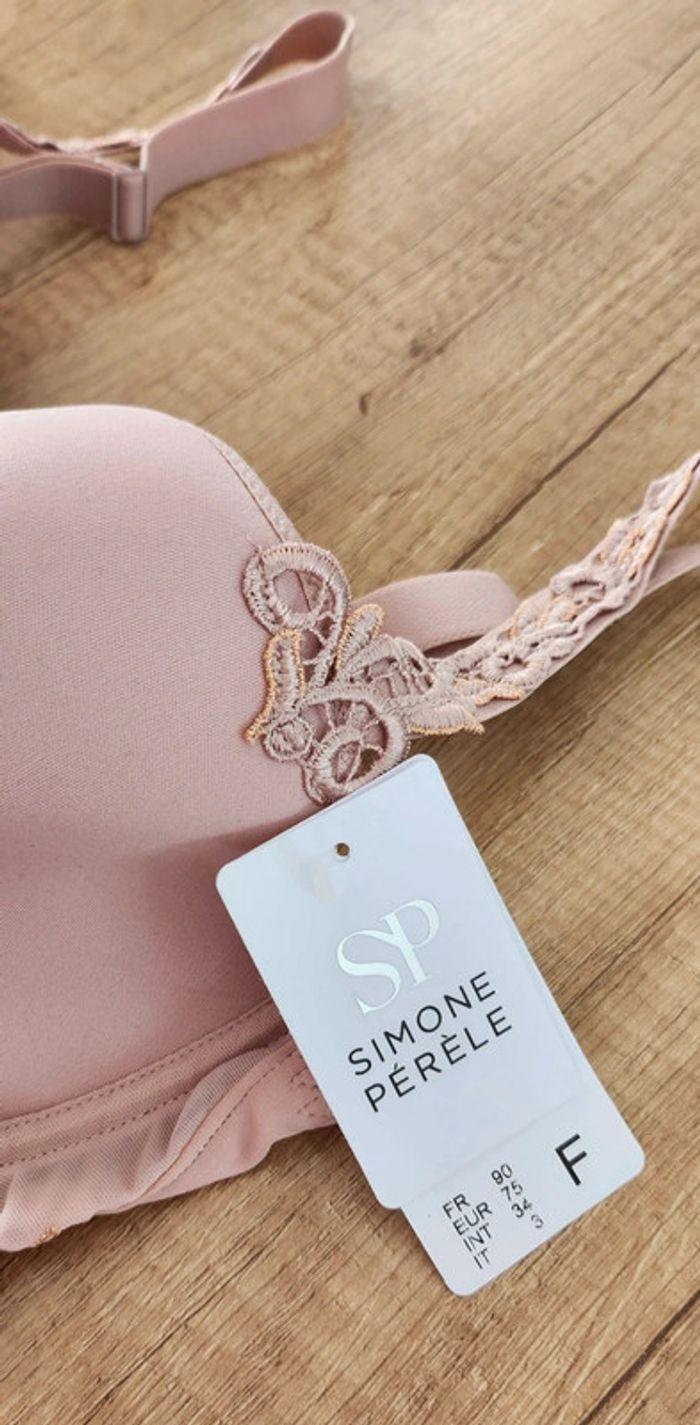 Soutien-gorge coque spacer 3D rose taille 90F Simone Pérèle - photo numéro 3