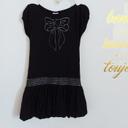 robe noir t 6 ans