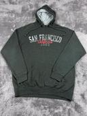 👕 Sweat à capuche University Rare Vintage y2k 90s San Francisco California 1850 Gris Taille XL 👕