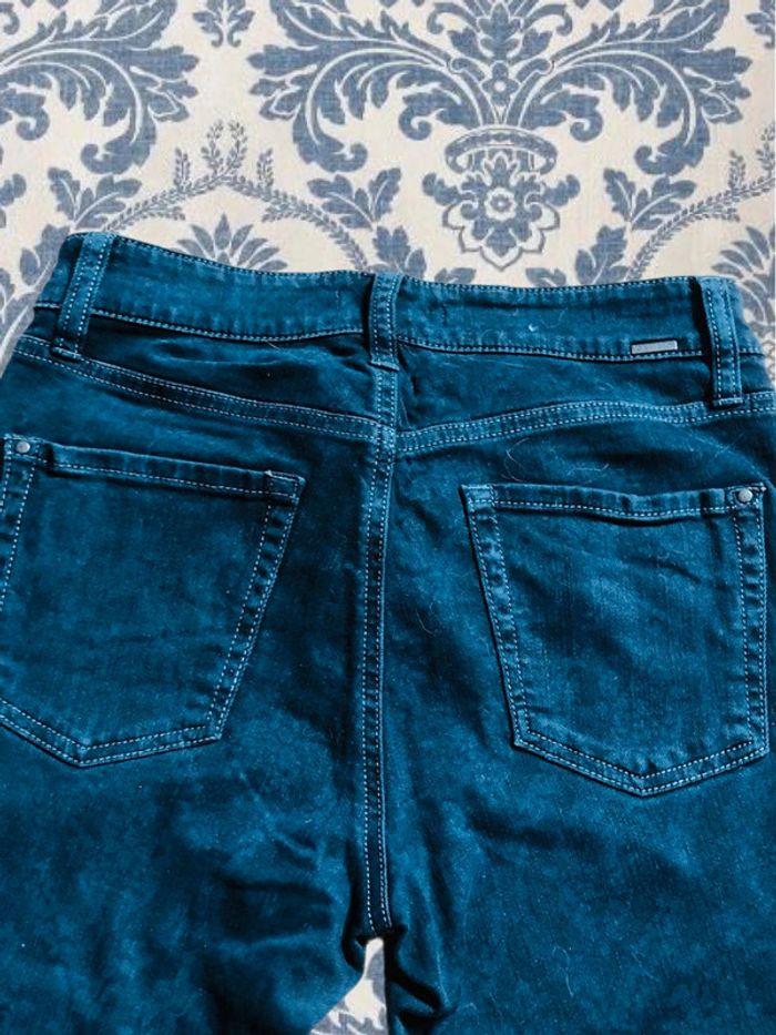 💙Jean coupe droite imprimé baroque Cambio vintage baroque print jeans💙 - photo numéro 8