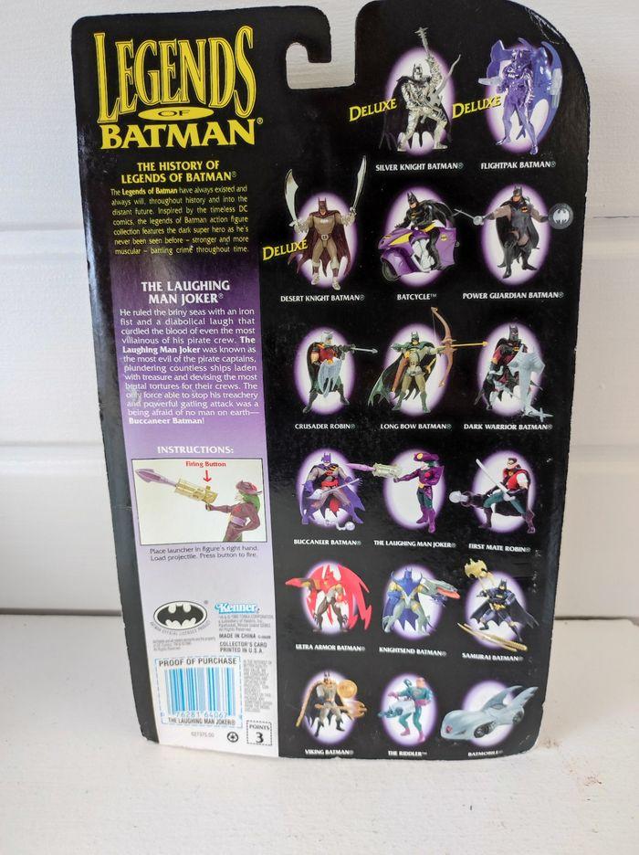 Figurine the laughing man Joker Pirate Legends of batman kenner 1995 neuve sous blister - photo numéro 3