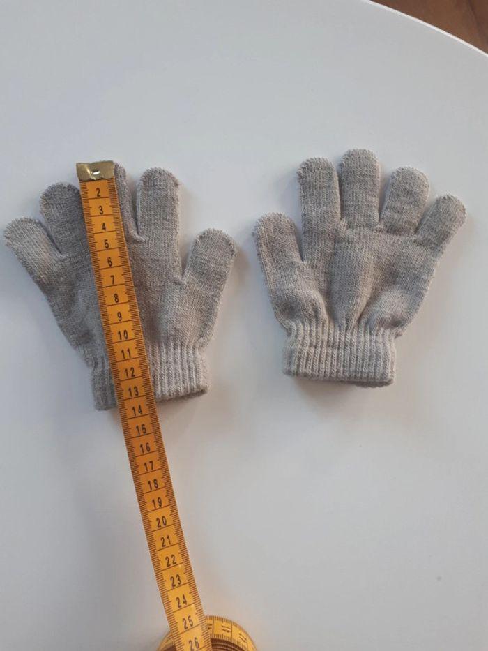 Gants gris beige - photo numéro 3