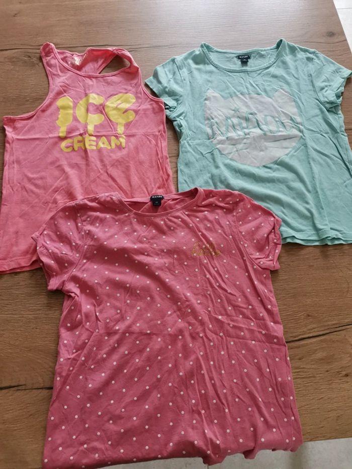 Lot de 3 t-shirts / 8ans - photo numéro 1