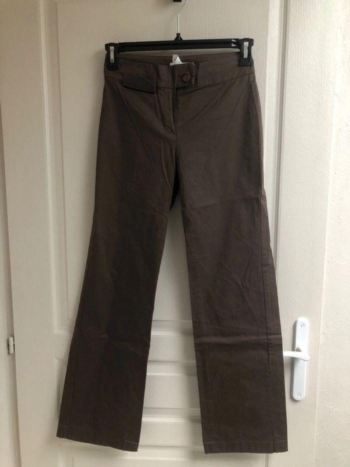 Pantalon marron cache cache taille 36 - photo numéro 1