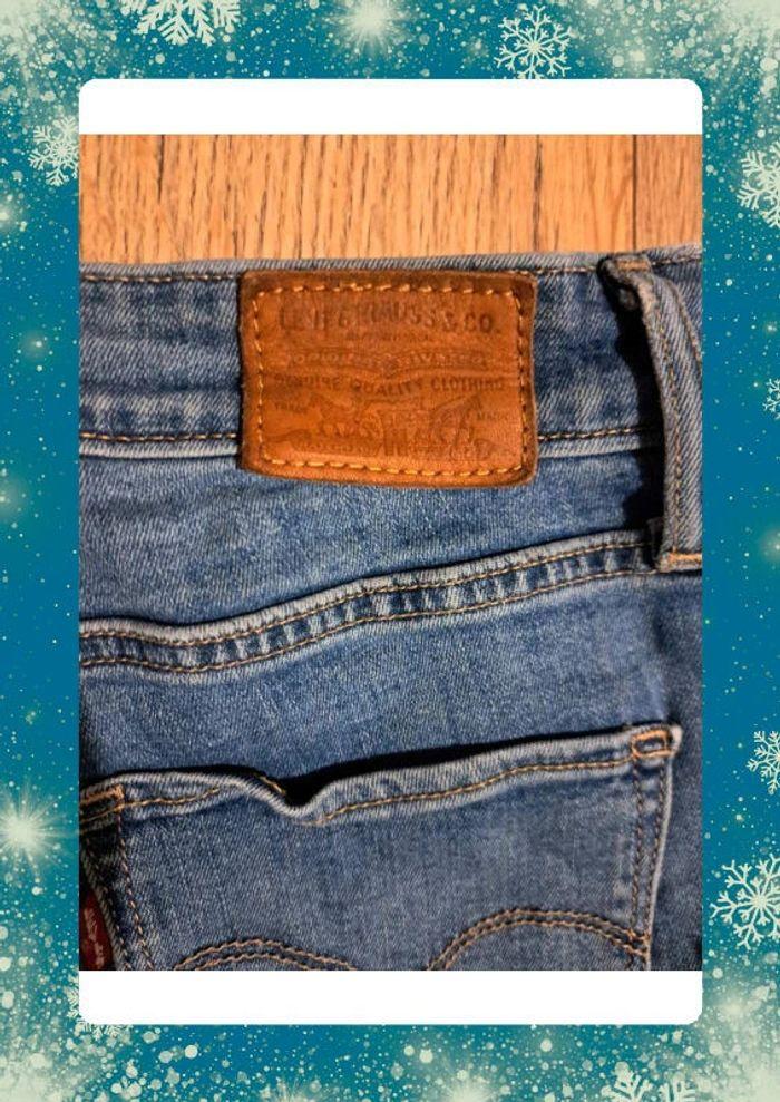 Jean levis high rise skinny W27 bleu - photo numéro 5