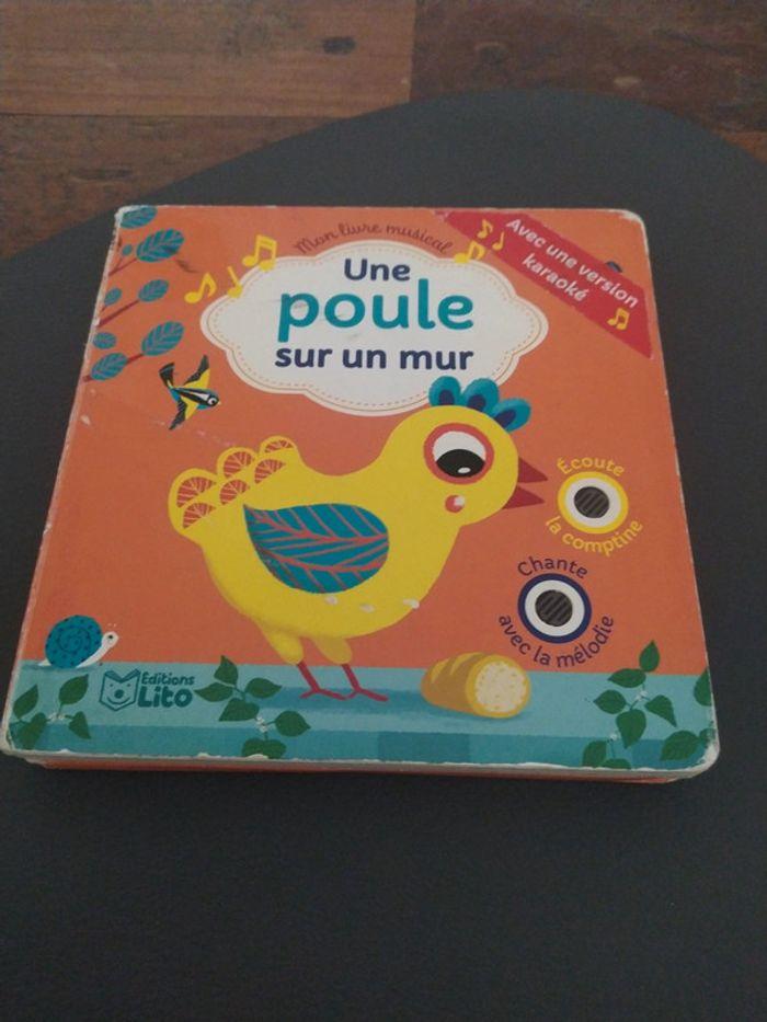 Une poule sur un mur - photo numéro 1