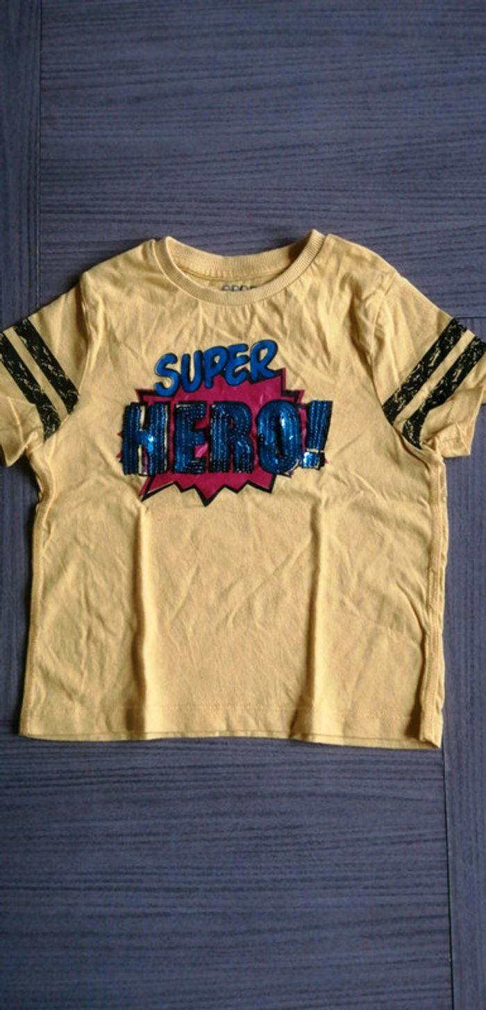 Lot de 2 tee-shirt super hero jumeaux - photo numéro 2