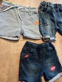 Lot short en jeans