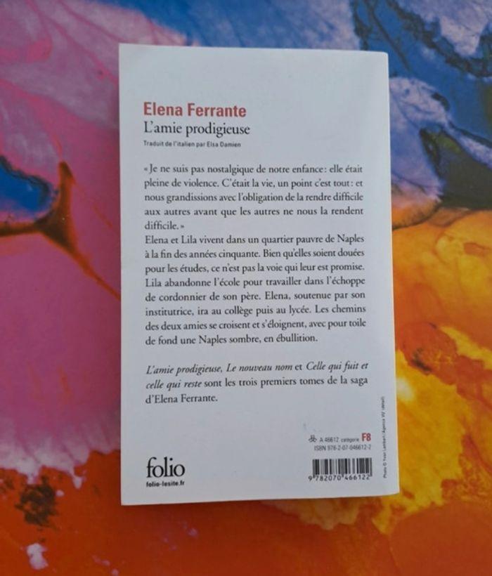 Livre neuf l'amie prodigieuse - photo numéro 2