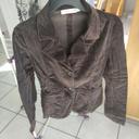 Veste velours cache cache marron taille 2