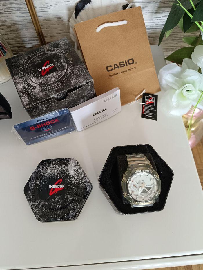 G-Shock Casio montre Transparente cadran blanc - photo numéro 1