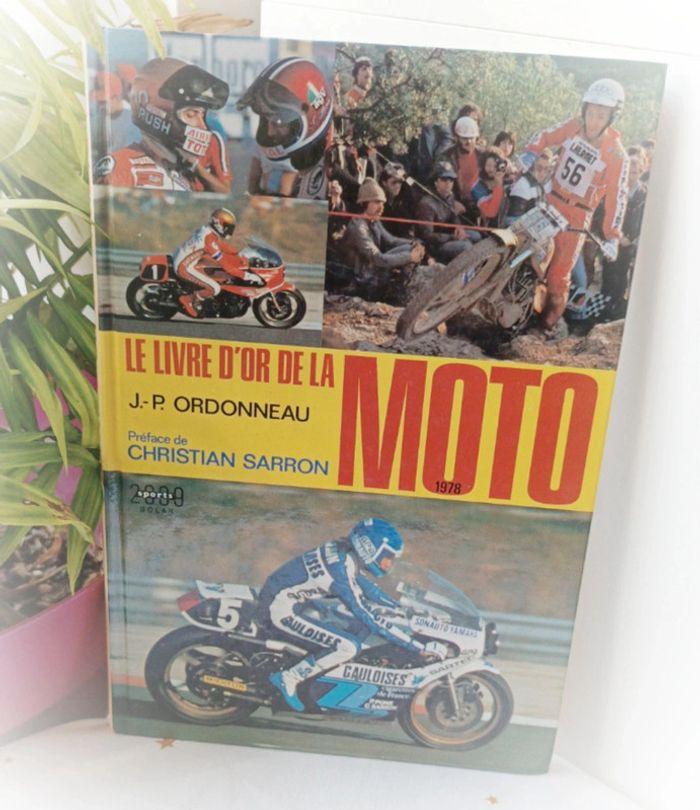 Livre Book d'or de la moto bike cross ordonneau Christian sarron 1978 sport solar - photo numéro 1