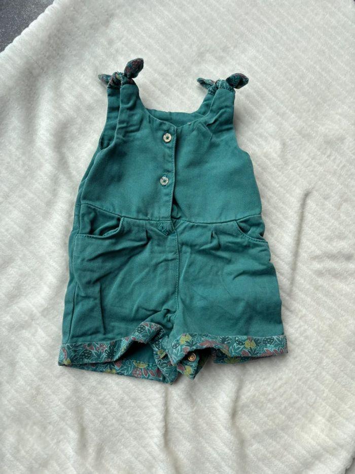 Combinaison turquoise bébé fille TAO - taille 62 - photo numéro 2