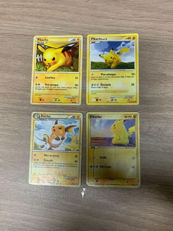 Carte Pokémon pikachu - photo numéro 1