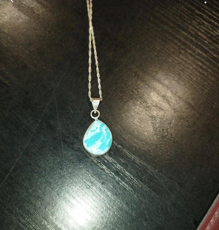 Pendentif larimar - photo numéro 2