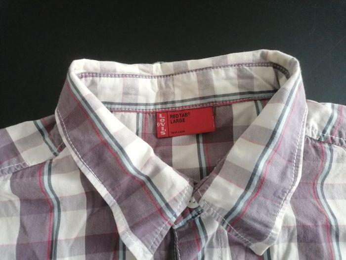 Chemise à carreaux Levis homme taille L - photo numéro 5