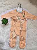 Lot 2 pyjamas roi lion