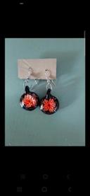 Boucles d'oreilles verre