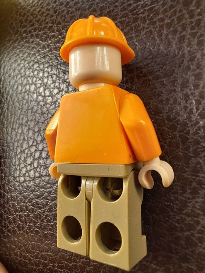 Figurine Lego compatible Ouvrier - photo numéro 5